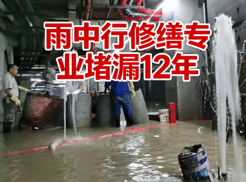 宁河地下室防水堵漏案例